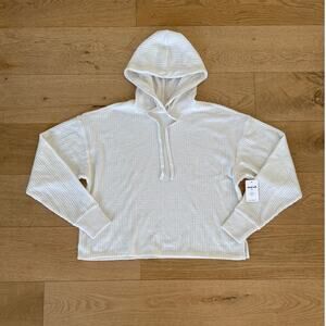 Lucky Brand - Cloudsoft Waffle Hoodie in Off White